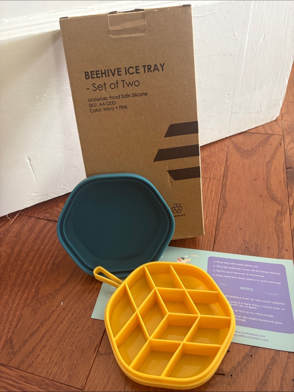 Beehive Ice Tray Set - Silicone - New